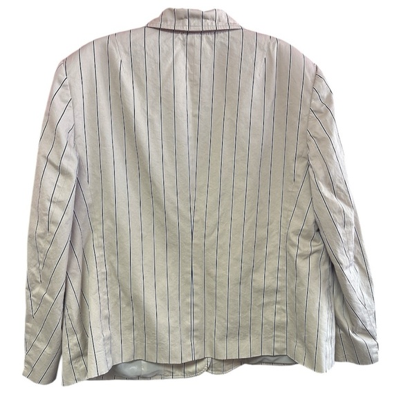 Talbots Tan and Black Blazer Classic Professional Style - Picture 3 of 4